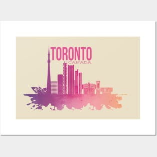 Toronto Canada Skyline Posters and Art